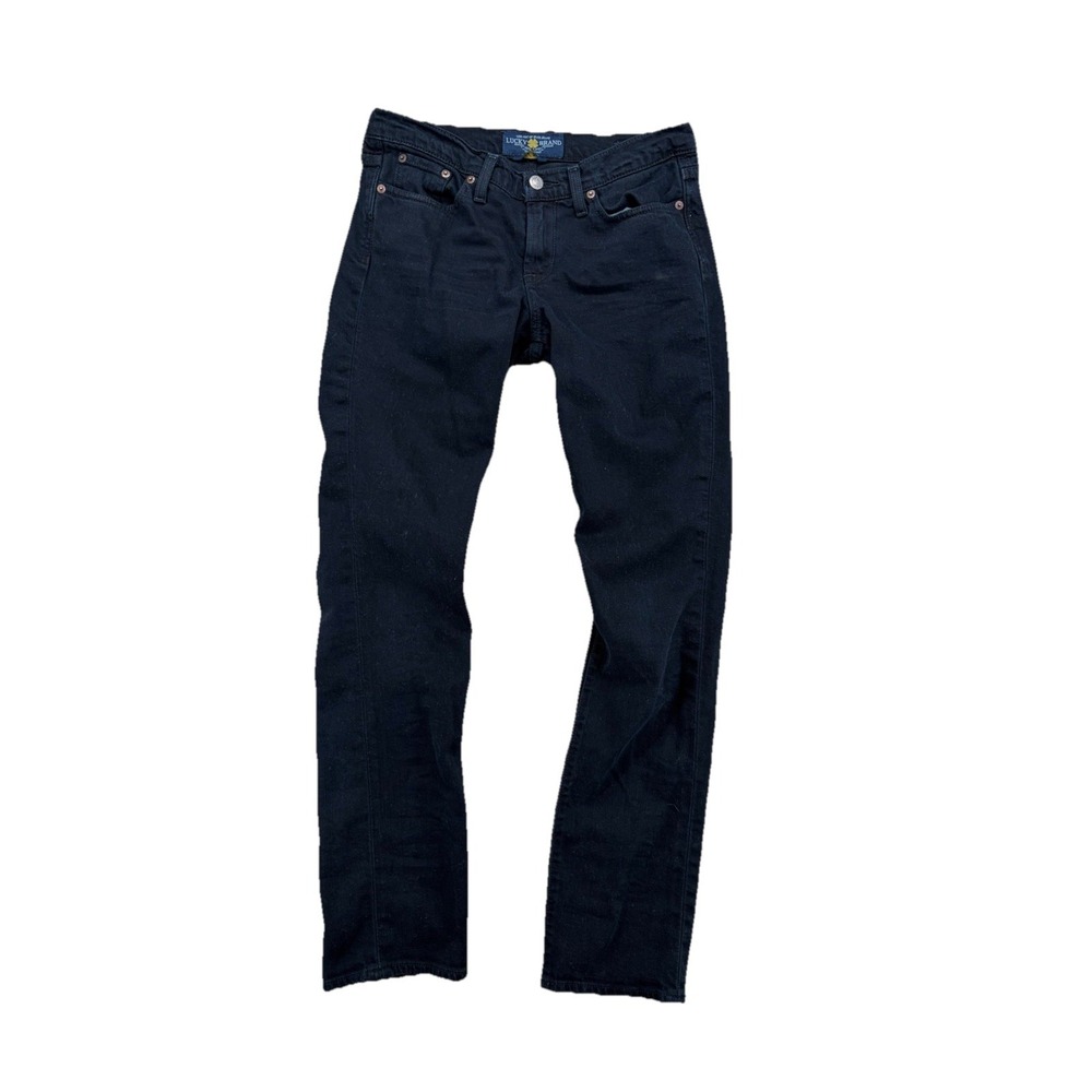 Lucky Brand Black Jeans Size 28 Charlie Skinny